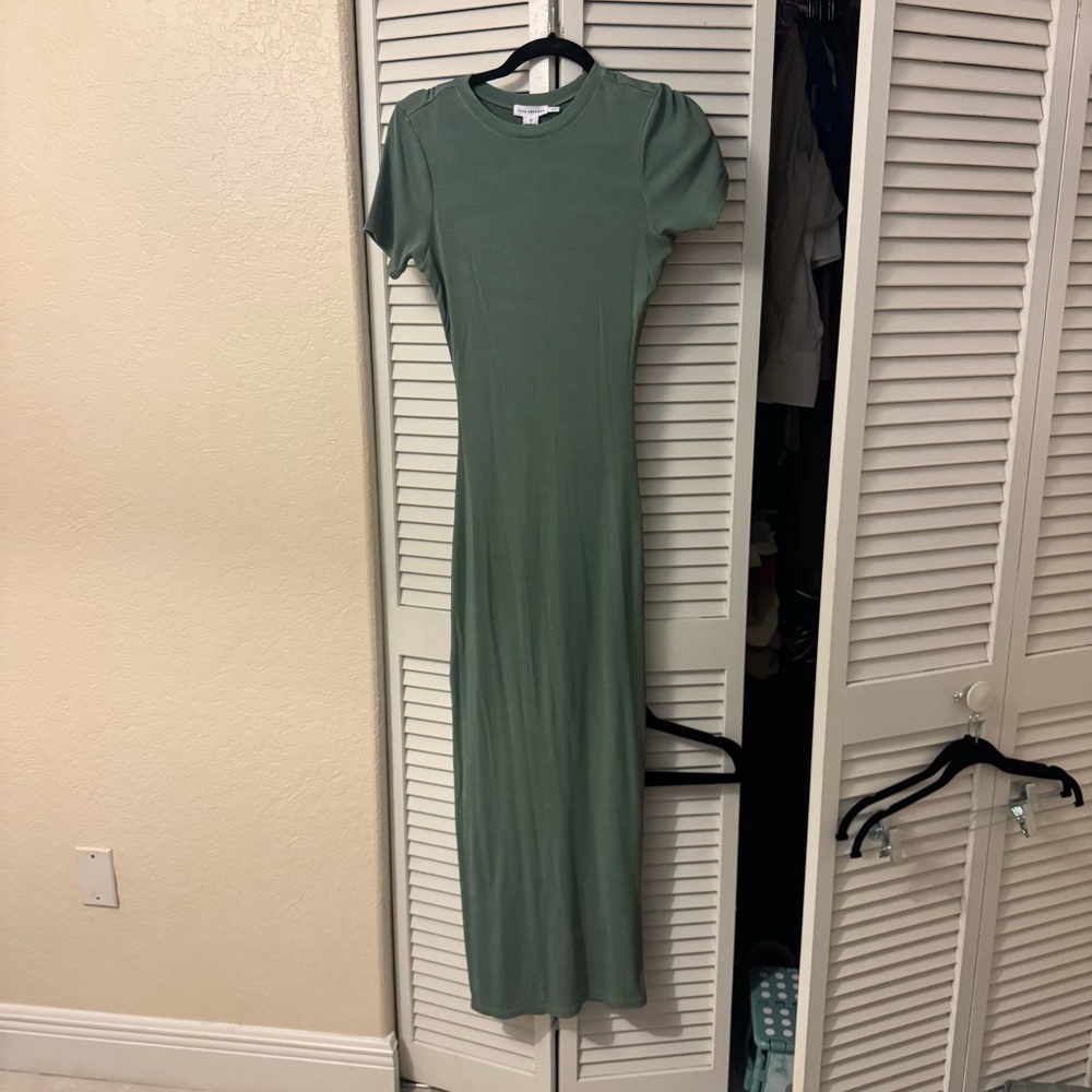Good American Green Maxi Dress